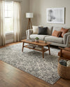 Riviera Elegance Collection Area Rug -  Eze Rectangle Dark Gray  lifestyle 49