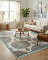 Arcadia Rugs Collection Area Rug -  Atlantis (Cream) Rectangle Cream  lifestyle 8