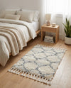 Cozy Cove Shag Collection Area Rug - Marina Rectangle Beige  lifestyle 15