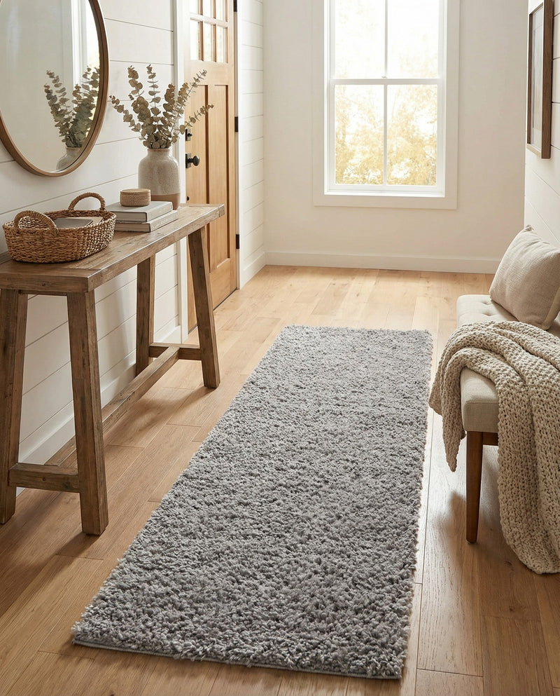 Alpine Plush Collection Area Rug -  Cortina (Sterling) Runner Sterling  lifestyle 45