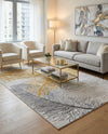 Bloomsbury Elegance Collection Area Rug -  Westminster Rectangle Yellow Gray  lifestyle 47