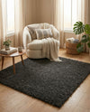 Plush Oasis Collection Area Rug - Serenity (Graphite Gray) Square Graphite Gray  lifestyle 54
