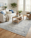 Coastal Haven Collection Area Rug -  Marina Rectangle Gray  lifestyle 45