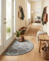 Trellis Mosaic Collection Area Rug - Arborville (Light Gray) Hearth Light Gray  lifestyle 67