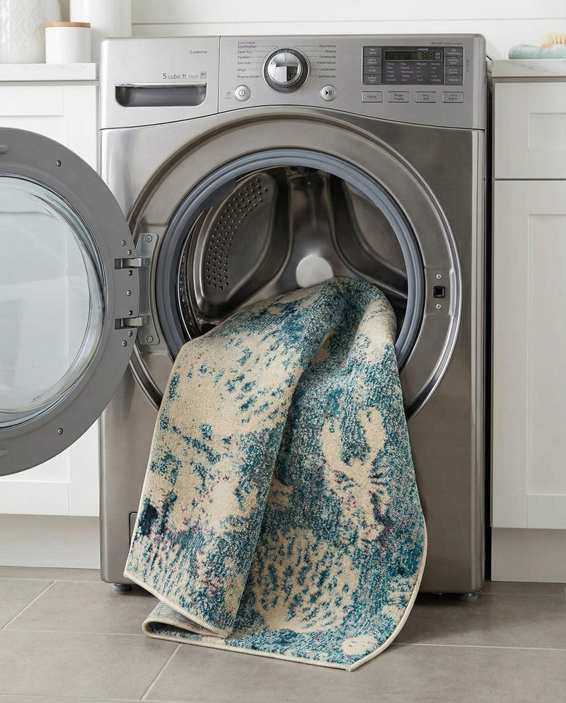 Sorrento Shores Collection Area Rug -  Vico Rectangle Light Blue  lifestyle 30
