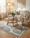 Arcadia Rugs Collection Area Rug -  Atlantis (Cream) Square Cream  lifestyle 69