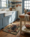 Rural Charm Collection Area Rug - Meadowbrook Rectangle Black  lifestyle 63