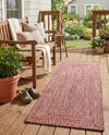 Sustainable Strands Indoor-Outdoor Oasis Collection Area Rug -  Sandbar (Multi) Runner Multi  lifestyle 64