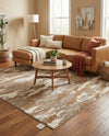 Sienna Collection Area Rug -  Veneto Rectangle Caramel and Ivory  lifestyle 46