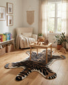 Whimsy Wonders Wool Collection Area Rug -  Delta Rectangle Brown  lifestyle 8