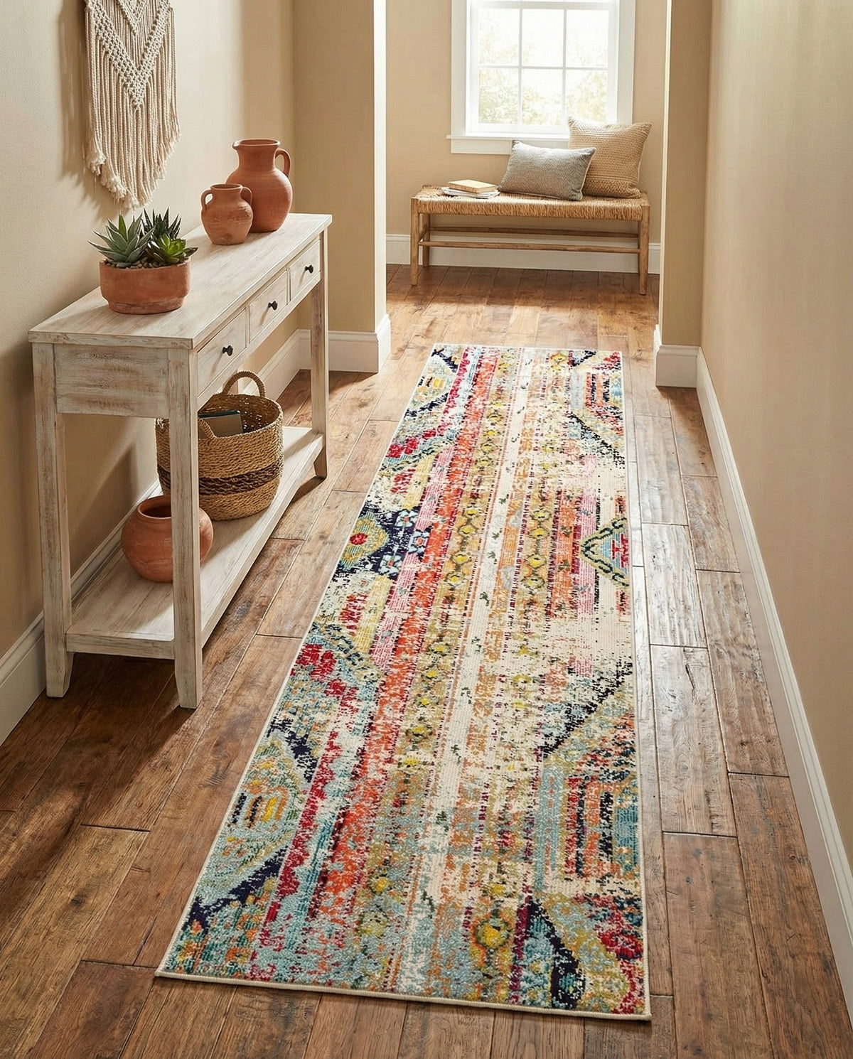 Sedona Vista Collection Area Rug -  Cholla Runner Multi  lifestyle 68
