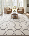 Trellis Mosaic Collection Area Rug - Arborville (Ivory) Rectangle Ivory  lifestyle 29