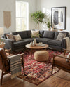Neptune Elegance Collection Area Rug -  Proteus Rectangle Burgundy  lifestyle 12