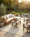 Savannah Escape Collection Area Rug - Mara Rectangle Beige  lifestyle 26