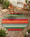 Urban Terrace Collection Area Rug -  Canopy Octagon Multi  lifestyle 29