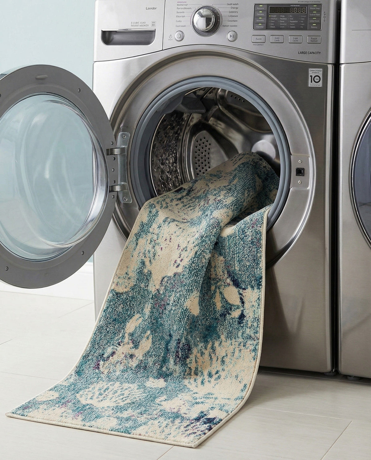 Sorrento Shores Collection Area Rug -  Vico Runner Light Blue  lifestyle 160