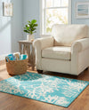 Seaside Haven Rugs Collection Area Rug -  Seaside Rectangle Teal  lifestyle 5