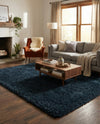Eternal Plush Oasis Collection Area Rug -  Tranquility (Cobalt) Rectangle Cobalt  lifestyle 8