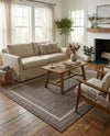 Terrace Fringe Collection Area Rug - Veranda (Brown) Rectangle Brown  lifestyle 40