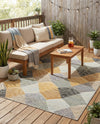 Urban Terrace Collection Area Rug - Metropolis Rectangle Gray  lifestyle 20