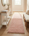 Alpine Plush Collection Area Rug -  Cortina (Dusty Rose) Runner Dusty Rose  lifestyle 38