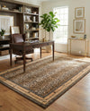 Savannah Sojourn Collection Area Rug -  Limpopo Rectangle Brown  lifestyle 20