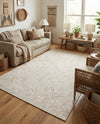 Tribal Terrace Treasures Collection Area Rug - Mayan Marina (Light Gray) Rectangle Light Gray  lifestyle 8