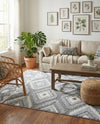 Sahara Chic Collection Area Rug -  Fez Rectangle Gray  lifestyle 28