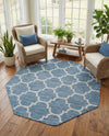 Savannah Pergola Collection Area Rug - Arbor (Navy Blue) Octagon Navy Blue  lifestyle 85