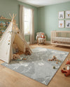 Wonder Tykes Collection Area Rug -  Quirky Rectangle Gray  lifestyle 39