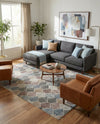 Geo Garden Lattice Collection Area Rug -  Casablanca Rectangle Multi  lifestyle 44