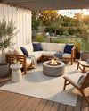Urban Terrace Collection Area Rug -  Chelsea (Gray) Rectangle Gray  lifestyle 12