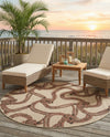 Seaside Haven Rugs Collection Area Rug -  Dunes Round Beige  lifestyle 63