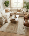 Savannah Sojourn Collection Area Rug -  Kalahari Rectangle Beige and Ivory  lifestyle 25
