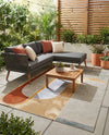 Urban Terrace Collection Area Rug -  Deck Rectangle Multi  lifestyle 15