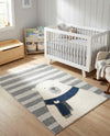 Wonder Tykes Collection Area Rug -  Dreamland Rectangle Gray  lifestyle 16