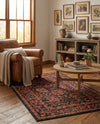 Geneva Terrace Collection Area Rug -  Lausanne Rectangle Black  lifestyle 51