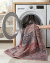 Zahara Oasis Collection Area Rug -  Agadir Rectangle Antique Rust Red  lifestyle 19