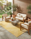 Urban Terrace Collection Area Rug -  Chelsea (Yellow) Rectangle Yellow  lifestyle 30