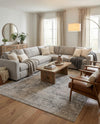 Bloomsbury Elegance Collection Area Rug -  Pimlico Rectangle Gray  lifestyle 40