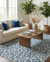 Savannah Escape Collection Area Rug -  Amazon (Blue) Rectangle Blue  lifestyle 28