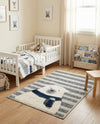 Wonder Tykes Collection Area Rug -  Dreamland Rectangle Gray  lifestyle 19