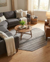 Jewel Oasis Collection Area Rug - Sapphire (Gray) Octagon Gray  lifestyle 71