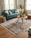 Savannah Elegance Collection Area Rug -  Azalea Rectangle Pink  lifestyle 42
