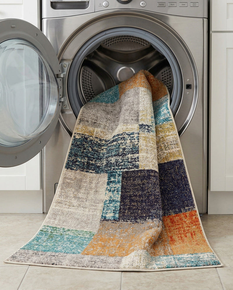 Colorburst Oasis Collection Area Rug - Palette Runner Multi  lifestyle 68