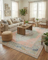Savannah Series Collection Area Rug -  Augusta (Pink) Rectangle Pink  lifestyle 11