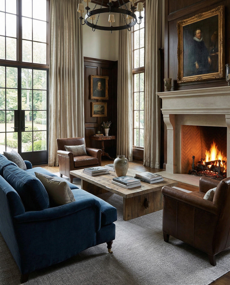 Berkshire Estate Collection Area Rug - Windsor (Grey Manor) Rectangle Grey Manor  lifestyle 28