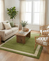Studio Haven Collection Area Rug -  Alcove (Green) Rectangle Green  lifestyle 22