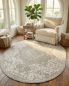 Urban Oasis Rugs Collection Area Rug -  Penthouse (Gray) Oval Gray  lifestyle 71