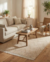 Woven Seaside Jute Collection Area Rug - Oia Rectangle White and Natural  lifestyle 23